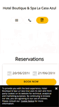 Mobile Screenshot of hotelcasaazul.com.mx